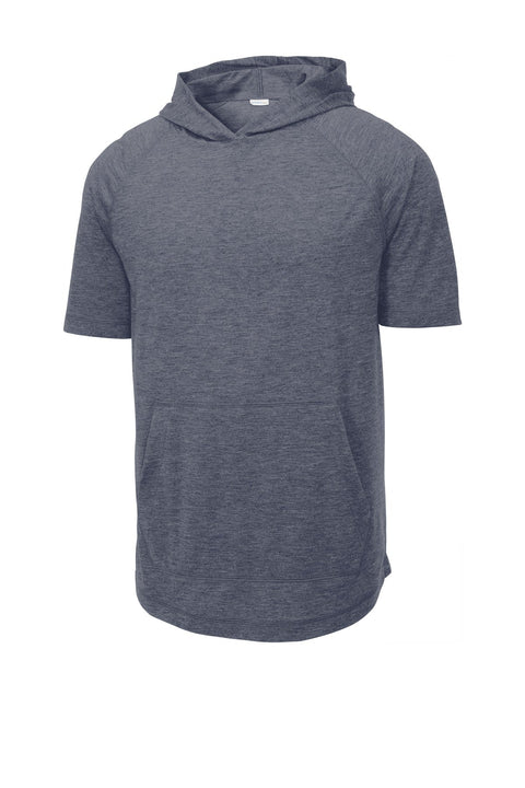 Sport-Tek ST404 PosiCharge  Tri-Blend Wicking Short Sleeve Hoodie