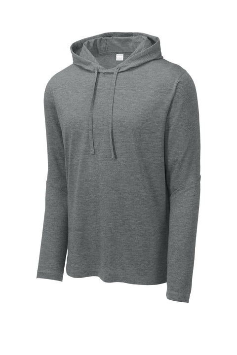 Sport-Tek ST406 PosiCharge  Tri-Blend Wicking Long Sleeve Hoodie