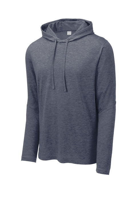 Sport-Tek ST406 PosiCharge  Tri-Blend Wicking Long Sleeve Hoodie