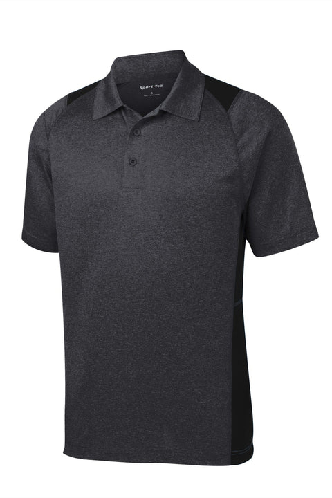 Sport-Tek ST665 Heather Colorblock Contender Polo