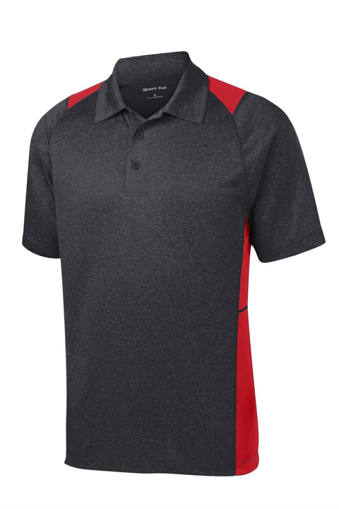 Sport-Tek ST665 Heather Colorblock Contender Polo