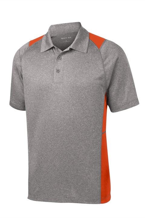 Sport-Tek ST665 Heather Colorblock Contender Polo