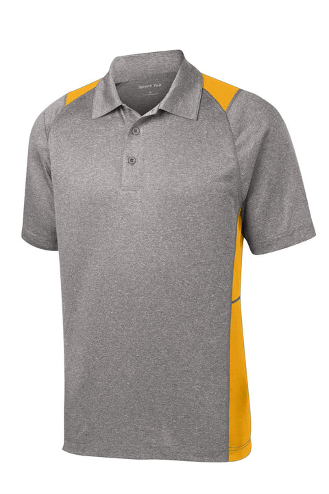 Sport-Tek ST665 Heather Colorblock Contender Polo