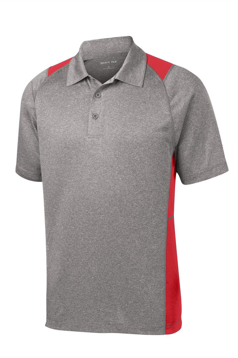 Sport-Tek ST665 Heather Colorblock Contender Polo