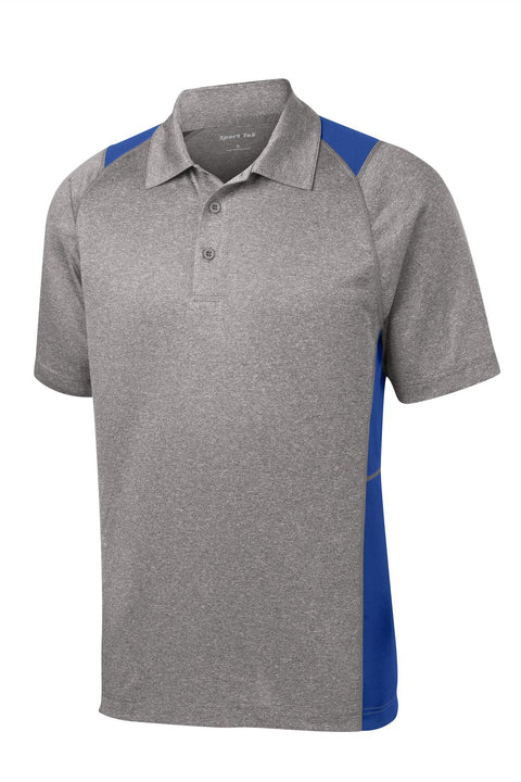 Sport-Tek ST665 Heather Colorblock Contender Polo