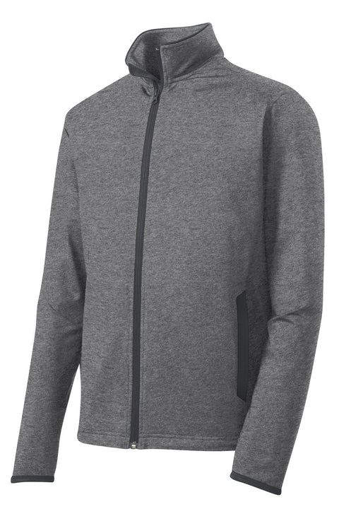 Sport-Tek ST853 Sport-Wick Stretch Contrast Full-Zip Jacket
