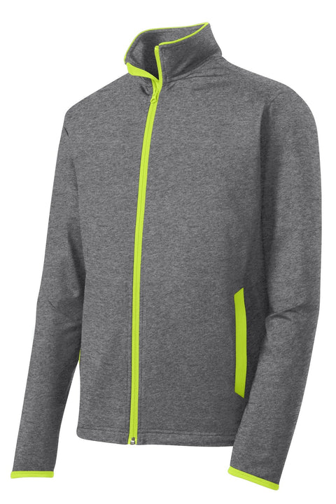 Sport-Tek ST853 Sport-Wick Stretch Contrast Full-Zip Jacket