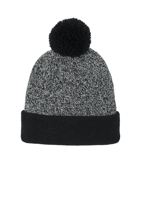 Sport-Tek STC68 Halftime Heather Pom Beanie
