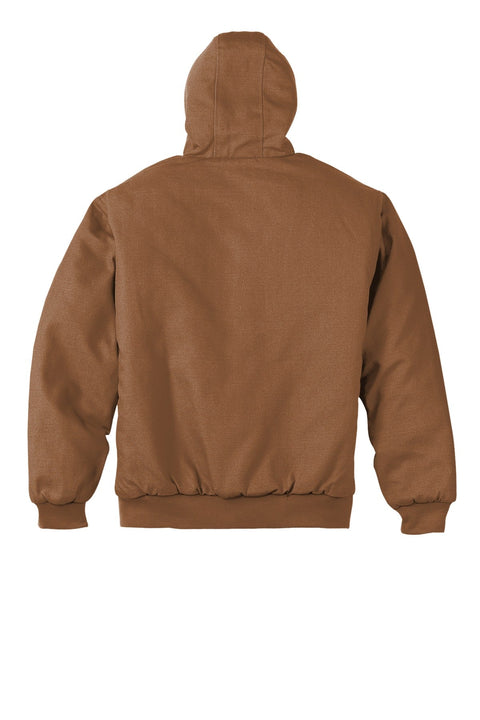 CornerStone TLJ763H Tall Duck Cloth Hooded Work Jacket