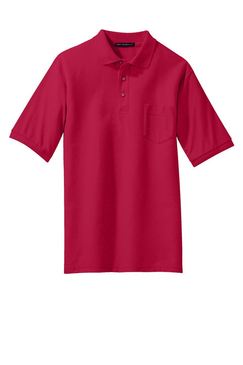 Port Authority TLK500P Tall Silk Touch Polo with Pocket