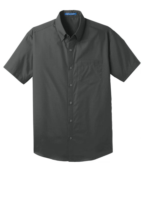 Port Authority W101 Short Sleeve Carefree Poplin Shirt