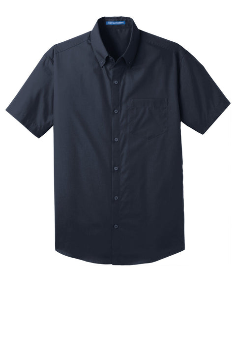 Port Authority W101 Short Sleeve Carefree Poplin Shirt