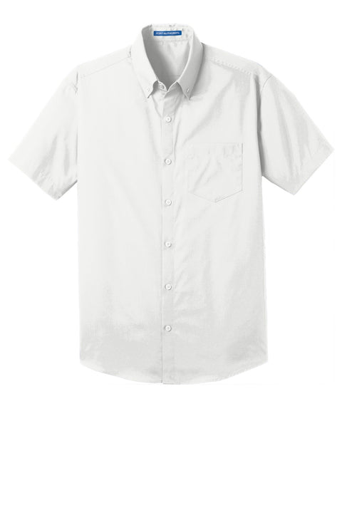 Port Authority W101 Short Sleeve Carefree Poplin Shirt