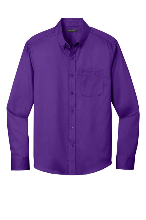 Port Authority W808 Long Sleeve SuperPro React Twill Shirt