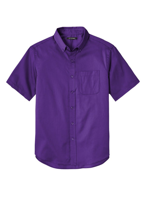 Port Authority W809 Short Sleeve SuperPro React Twill Shirt