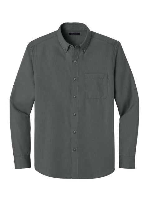 Port Authority W816 Long Sleeve Nailhead Easy Care Shirt
