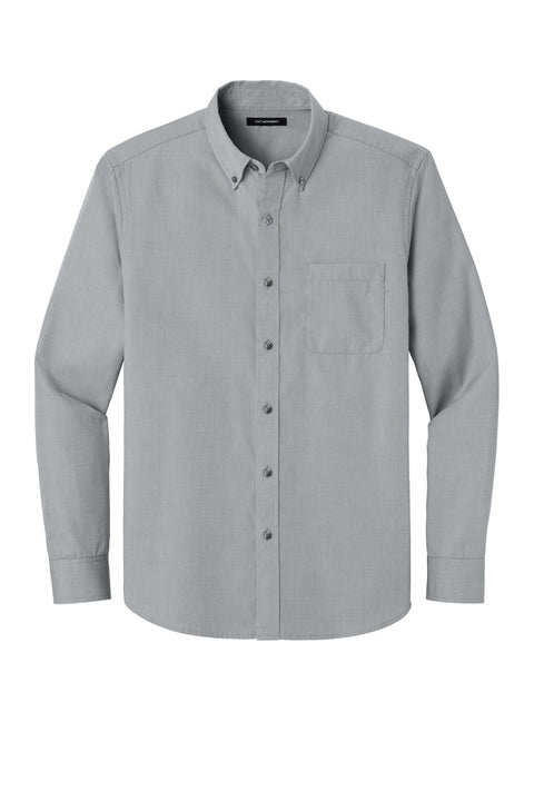 Port Authority W816 Long Sleeve Nailhead Easy Care Shirt
