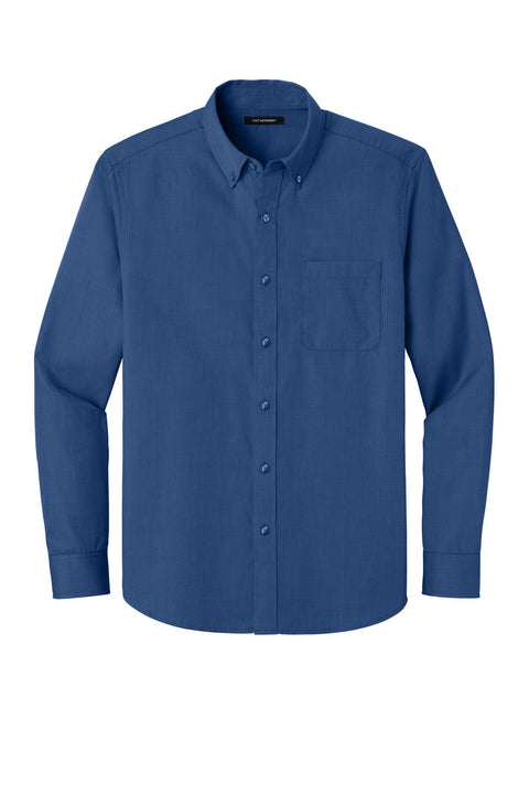 Port Authority W816 Long Sleeve Nailhead Easy Care Shirt