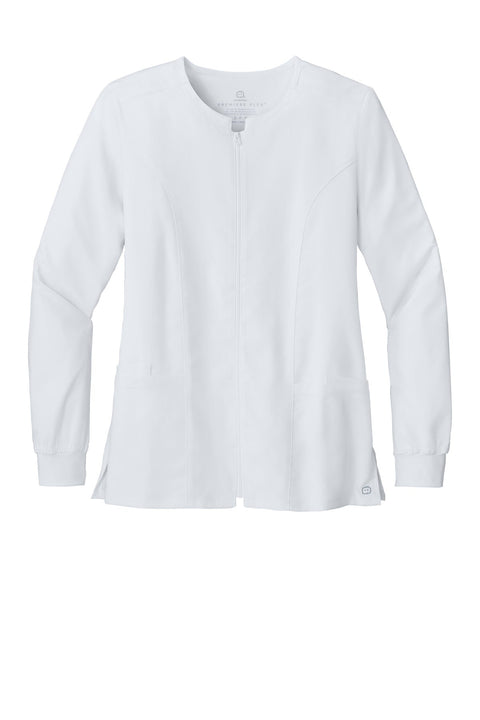 Wink WW4088 Women's Premiere Flex Full-Zip Scrub Jacket