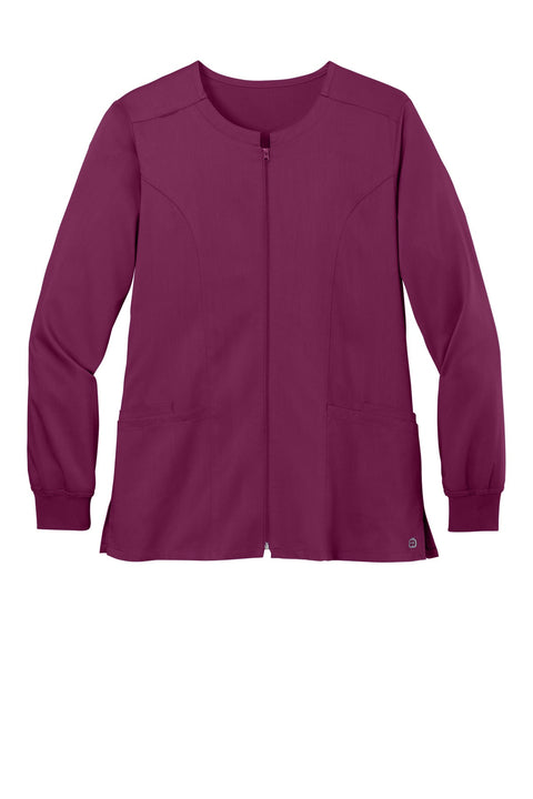 Wink WW4088 Women's Premiere Flex Full-Zip Scrub Jacket