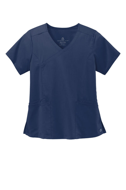Wink WW4268 Women's Premiere Flex Mock Wrap Top