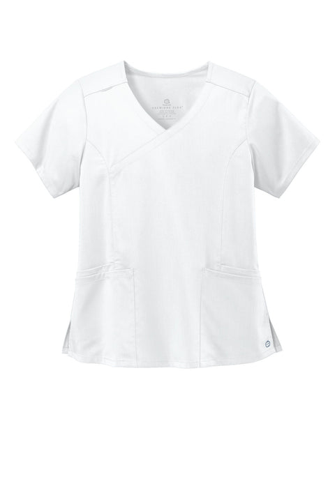 Wink WW4268 Women's Premiere Flex Mock Wrap Top