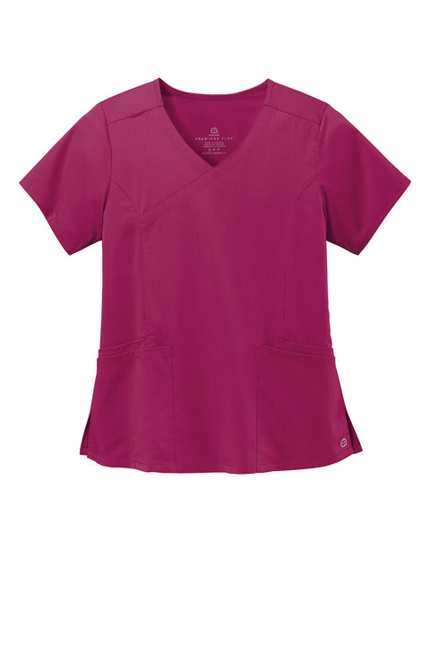 Wink WW4268 Women's Premiere Flex Mock Wrap Top