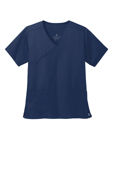 Wink WW4760 Women's WorkFlex Mock Wrap Top