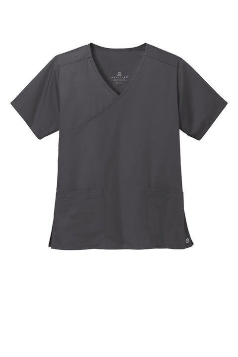 Wink WW4760 Women's WorkFlex Mock Wrap Top