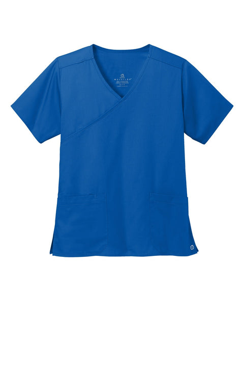 Wink WW4760 Women's WorkFlex Mock Wrap Top