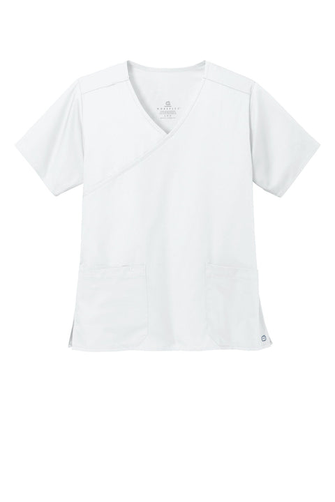 Wink WW4760 Women's WorkFlex Mock Wrap Top
