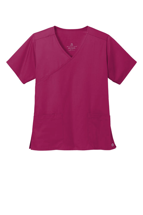 Wink WW4760 Women's WorkFlex Mock Wrap Top