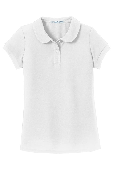 Port Authority YG503 Girls Silk Touch Peter Pan Collar Polo