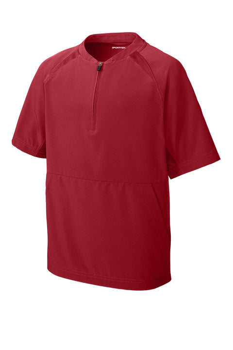 Sport-Tek YJST489 Youth Repeat 1/2-Zip Short Sleeve Jacket