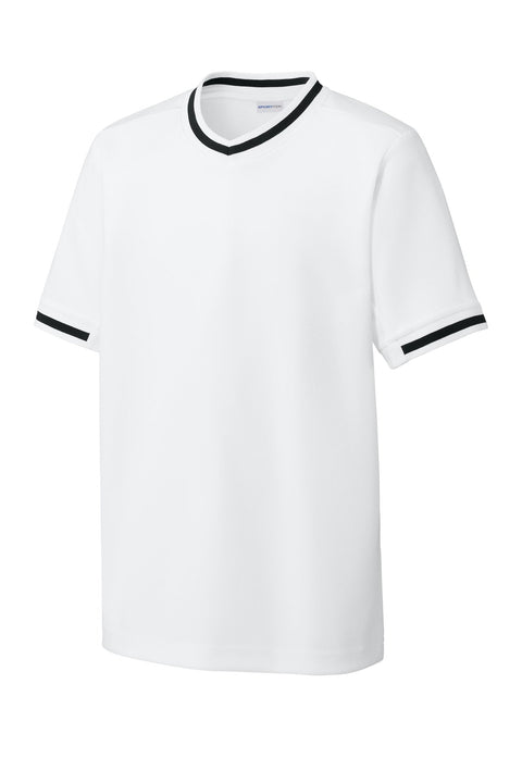 Sport-Tek YST221 Youth Tough Mesh V-Neck Baseball Jersey