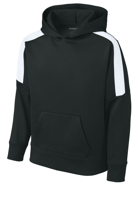 Sport-Tek YST255 Youth Sport-Wick Fleece United Pullover Hoodie