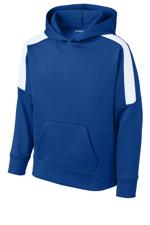 Sport-Tek YST255 Youth Sport-Wick Fleece United Pullover Hoodie