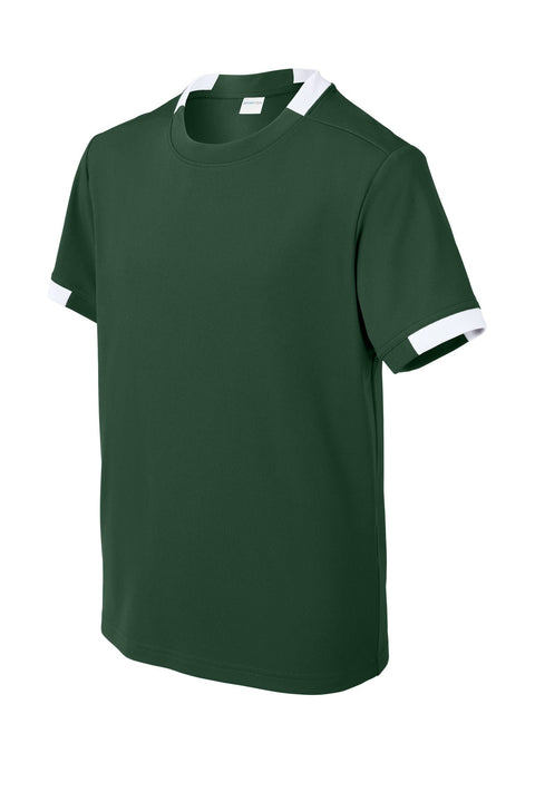 Sport-Tek YST440 Youth Club Short Sleeve Crew