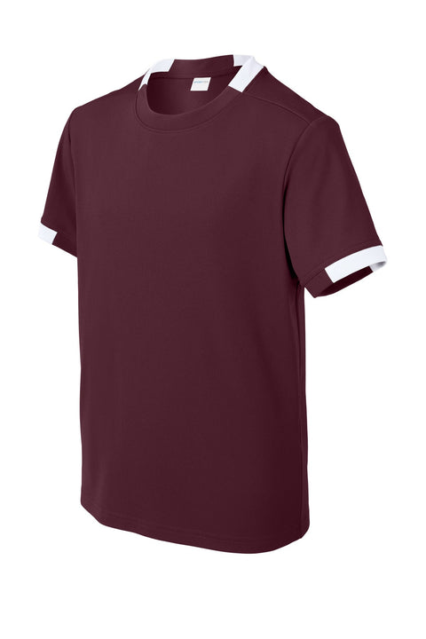 Sport-Tek YST440 Youth Club Short Sleeve Crew