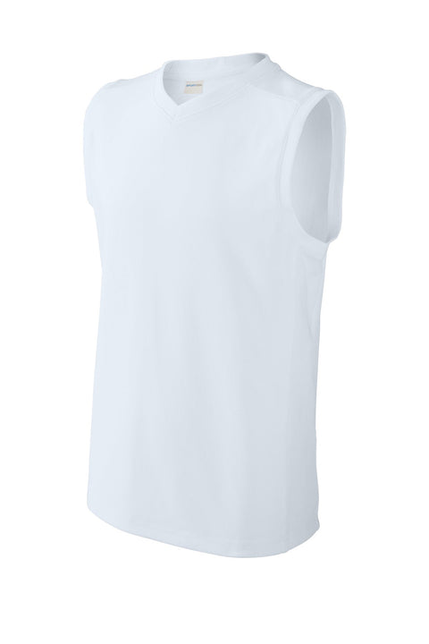 Sport-Tek YST441 Youth Club Sleeveless V-Neck