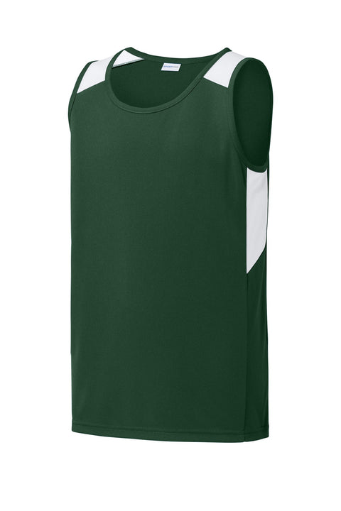 Sport-Tek YST446 Youth Club Track Tank