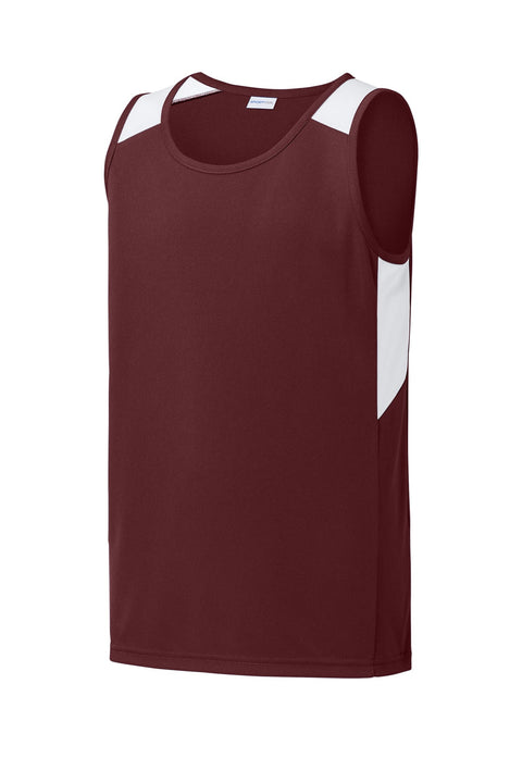 Sport-Tek YST446 Youth Club Track Tank
