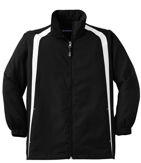 Sport-Tek YST60 Youth Colorblock Raglan Jacket