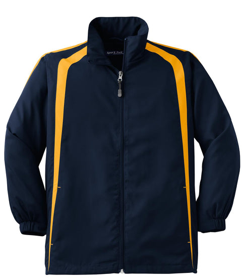 Sport-Tek YST60 Youth Colorblock Raglan Jacket