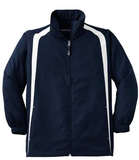 Sport-Tek YST60 Youth Colorblock Raglan Jacket