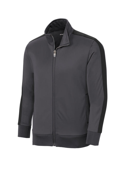 Sport-Tek YST94 Youth Tricot Sleeve Stripe Track Jacket
