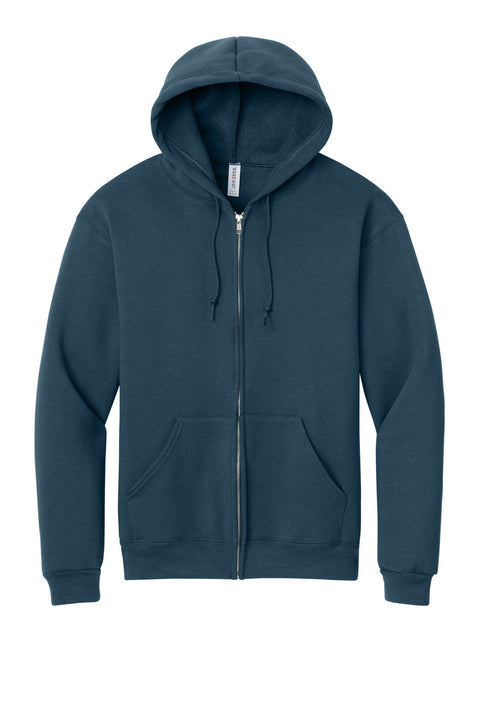 Jerzees Z12M Rugged Unisex Full-Zip Hooded Sweatshirt