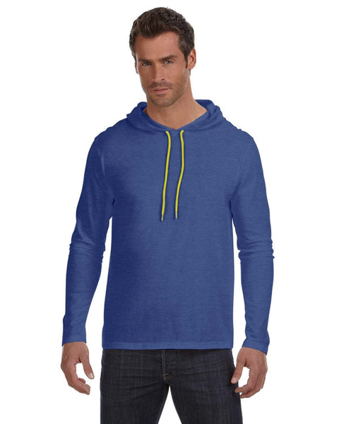 Anvil 987AN Adult Lightweight Long-Sleeve Hooded T-Shirt