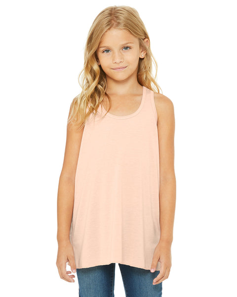 Bella + Canvas B8800Y Youth Flowy Racerback Tank