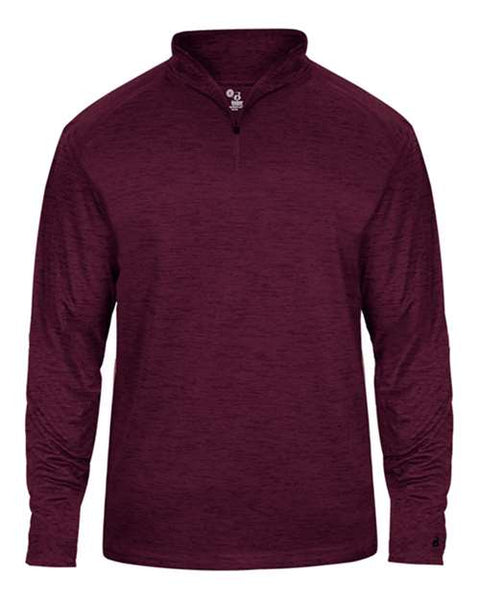 Badger 4172 Tonal Blend Quarter-Zip Pullover